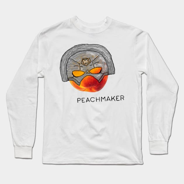 Peachmaker Long Sleeve T-Shirt by Surplusweird